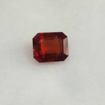 6.19ct rectangle brown hessonite-gomed by 