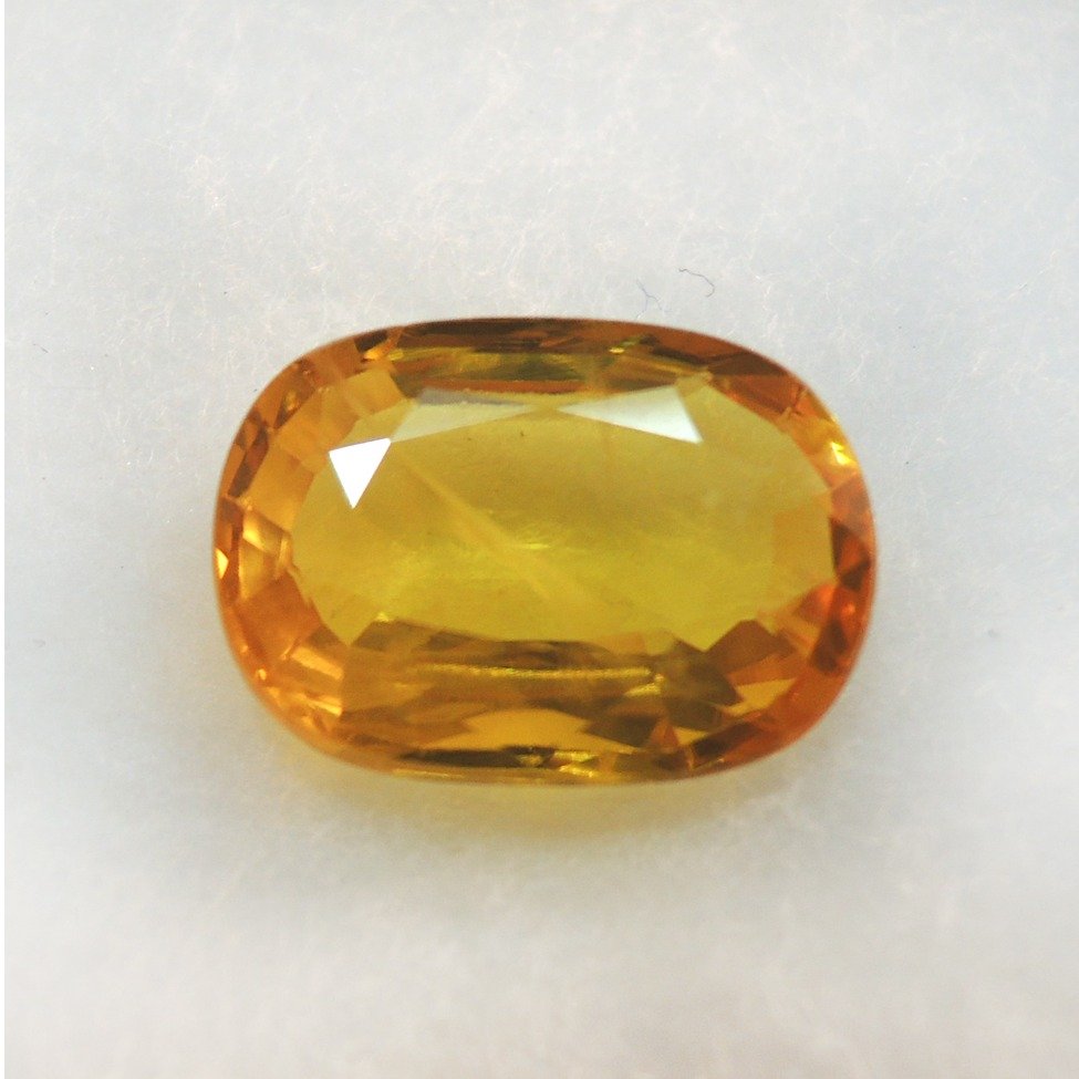 3.45ct oval natural yellow sapphire (pukhraj) KBG-S007