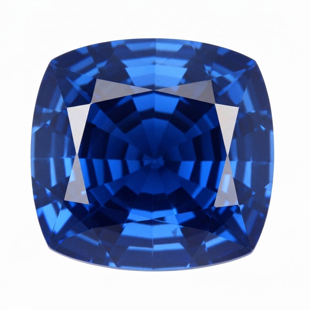 Kashmir blue sapphire - main view